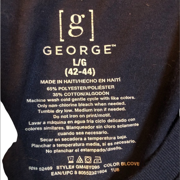 George Long Sleeved Blue Tee - Picture 3 of 3